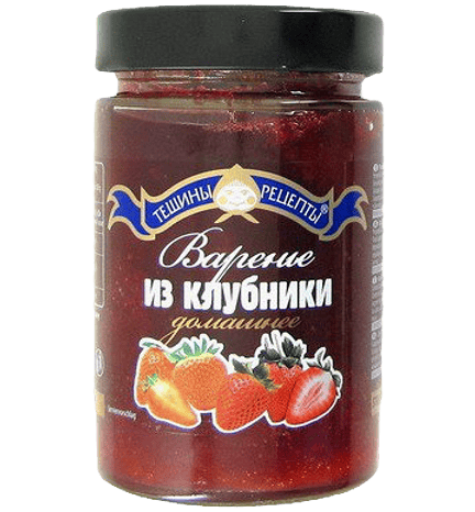 15.1.2.15 MOTHER-IN-LAW'S RECIPES, Strawberry Jam, Homemade, 340g (Best before 25/06/2027) - Image 1