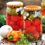 MOTHER-IN-LAW'S RECIPES, Mix of pickled Cherry Tomatoes and Gherkins, Premium Quality, no vinegar and preservatives added, 900ml (Best before 01/09/2027) - Image 2
