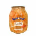 MOTHER-IN-LAW'S RECIPES, Sauerkraut with Carrots, Premium Quality, no GMOs and preservatives added, 900ml (Best before 31/05/2028)