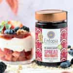 ENTOPIA, Red Fruits Mix Spread (Jam), 100% made from berries & juices, Handmade, No Sugar added, 225g (Best before 08/2026) - Image 2