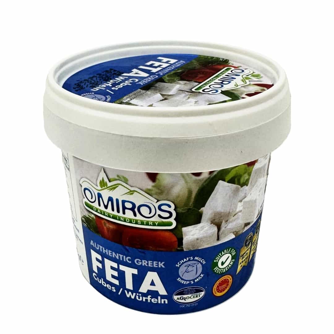 1.6C.1.12 OMIROS, Feta Cheese in cubes, in brine, PDO, 360g (Best before 22/01/2026) - Image 1