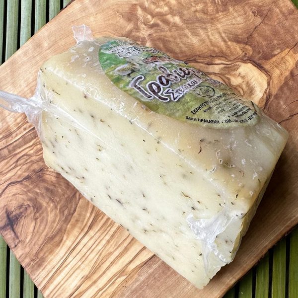 STEIAKAKI, Thyme Graviera,  Cretan Cheese, 350g (Best before 25/01/2026) - Image 2