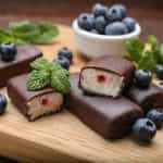 SVALYA, Cream cheese bar with Blueberry, coated in Belgium chocolate, 40g (Best before 10/06/2026) - Image 2