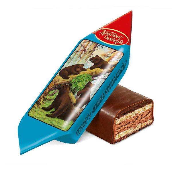 KRASNY OKTYABR, Waffle chocolates "Mishka Kosolapy", 200g (Best before 01/07/2025) - Image 2