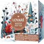 LOVARE, Gift box, "Winter Fest Tea", 90 tea bags in 6 different flavors (15 bags of each flavor). LIMITED EDITION (Best before 03/10/2027)