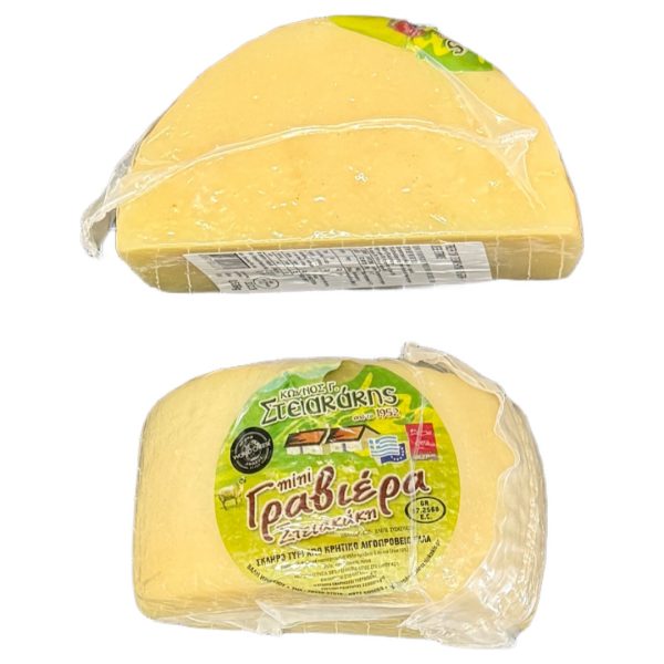 STEIAKAKI, Graviera, Cretan Cheese, 450g - 500g+ (Best before 30/03/2026) - Image 1