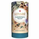 LOVARE, "Cleopatra's Night", Gun Powder Tea with Floral-Fruit Blend, Loose Tea in tube, 80g (Best before 20/05/2027)
