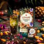 LOVARE, "Cleopatra's Night", Gun Powder Tea with Floral-fruit Blend in 24 individually crafted tea sachets (Best before 02/08/2026) - Image 2