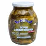 MOTHER-IN-LAW'S RECIPES, Pickled Cucumbers with Grape leaves PREMIUM quality, no GMOs & preservatives added, 900ml (Best before 30/07/2027)
