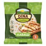 DINA, Armenian Lavash, Round, No-Sugar added, Yeast-Free, Vegan, 5pcs, 275g (Best before 26/07/2026)