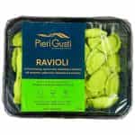 PIERI GUSTI, Green Ravioli with Anthotiro Cheese, Parmigianno & Spinach, Handmade, Deep Frozen Fresh Pasta, 500g (Best before 23/06/2026)