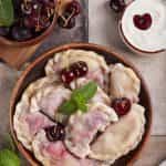 WELL-FED MOTHER IN LAW - KIND MOTHER IN-LAW, Vareniki with Sour Cherry, Latvian, 500g (Best before 28/08/2026) - Image 2