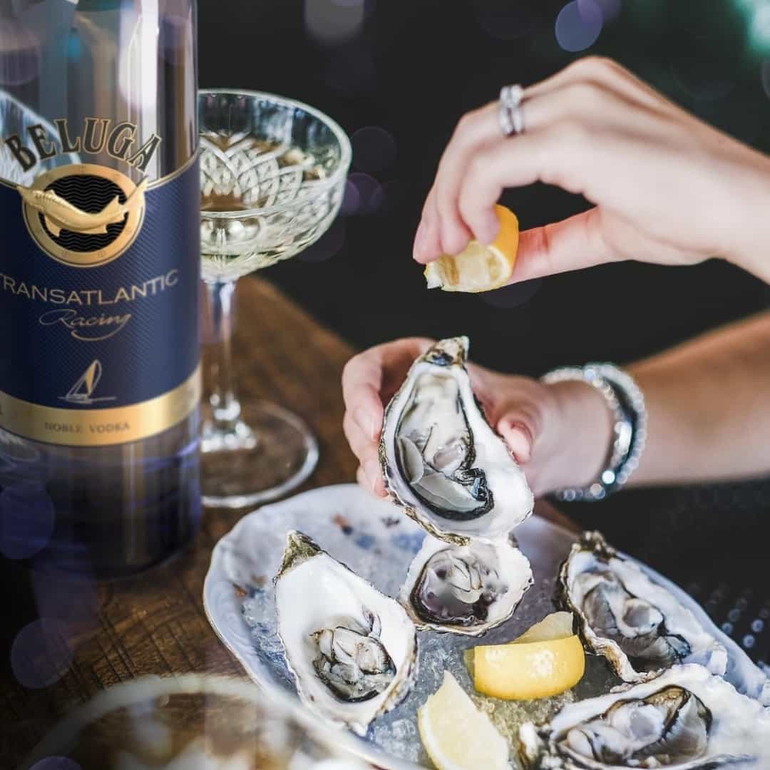 BELUGA, Gold Line, TRANSATLANTIC RACING Vodka, Triple Silver