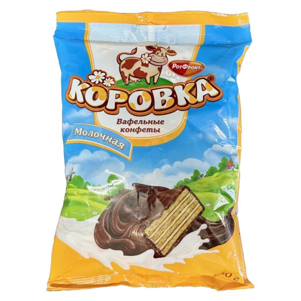 ROT FRONT, Milk Waffle Chocolates "Korovka", 250g (Best before 09/12/2025) - Image 1
