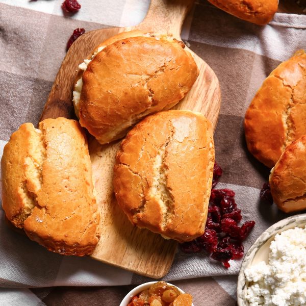CHANTA, Baked Pastry filled with Creamy Cottage Cheese, SOCHNIKI X 5 pieces, (individually packed), frozen (shock freezing method), 400g, (Best before 02/06/2026) - Image 2