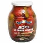 MOTHER-IN-LAW'S RECIPES, Mix of pickled Tomatoes and Cucumbers, PREMIUM Quality, no vinegar and preservatives added, 900ml (Best before 30/08/2027 )