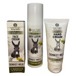 CHRISTMAS & NEW YEAR GIFT SET: “Donkey Milk Beauty”- Face Cream, Body Lotion & Hand Cream - Image 3