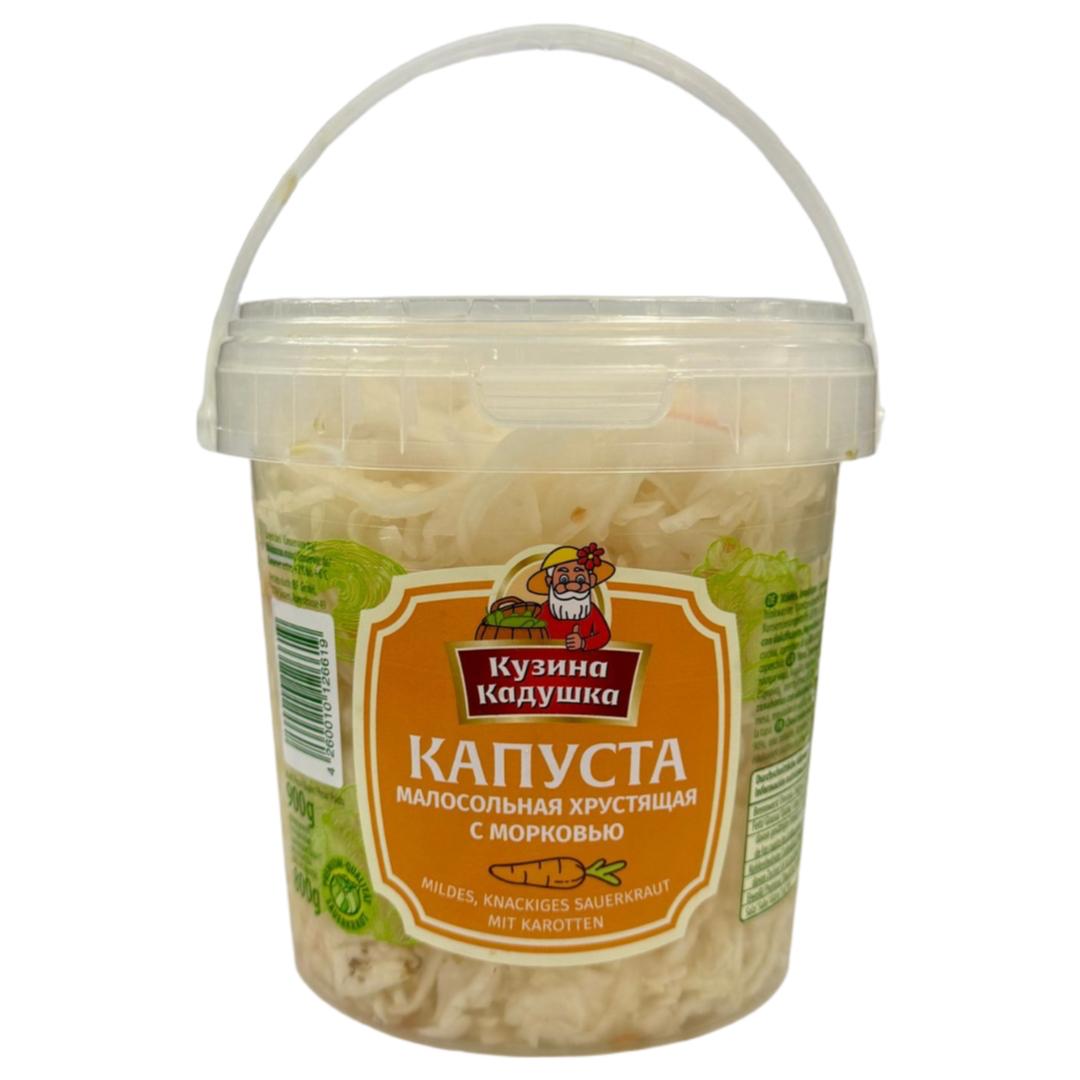 KUZINA KADUSHKA, Lightly Salted, Crispy Cabbage with Carrots, 900ml (Best before 17/03/2026)