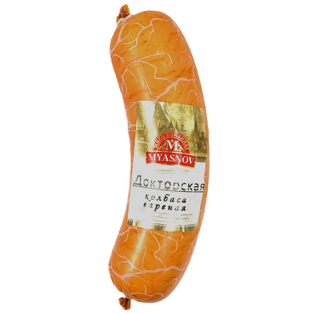 MYASNOV, Top Grade, Boiled Sausage Doctor’s, “Boomerang”, 490g (Best before 31/03/2026)
