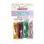 MEREZHKO, Assorted Confectionery Sprinkles- Dragees, 20g (Best before 18/01/2027)