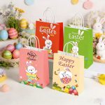 EASTER "CHOCOLATE CHIPS" CAKE, Gift Set, 330g (1 Gift Bag, 1 Easter "Chocolate Chips" Panettone 100g, 1 DIY Wooden Egg Set with Markers, Assorted Chocolates 170g) - Image 4