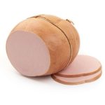REZEKNE MEAT FACTORY, Premium Grade, Boiled Doctorskaya Sausage “Raznas” in Natural Casing, Whole-Round Shape, 1150g -1190g (Best before 20/06/2026)