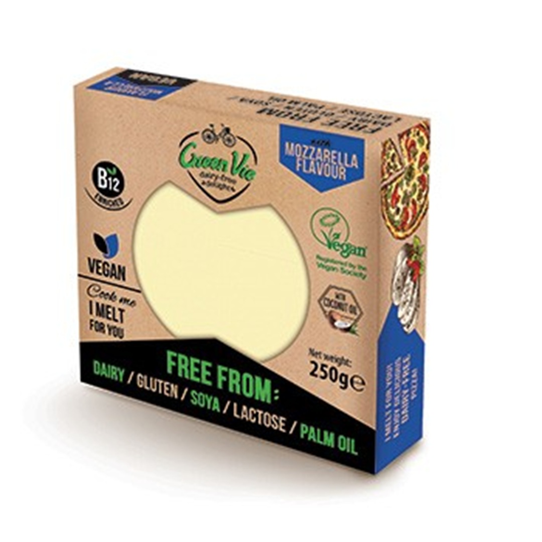 GREEN VIE, Plant Based Cheese with Mozarella Flavour, 250g (Best before 20/03/2027)