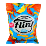 FLINT, Wheat Rye Crisps with Crab Flavor, 70g (Best before 08/02/2027)