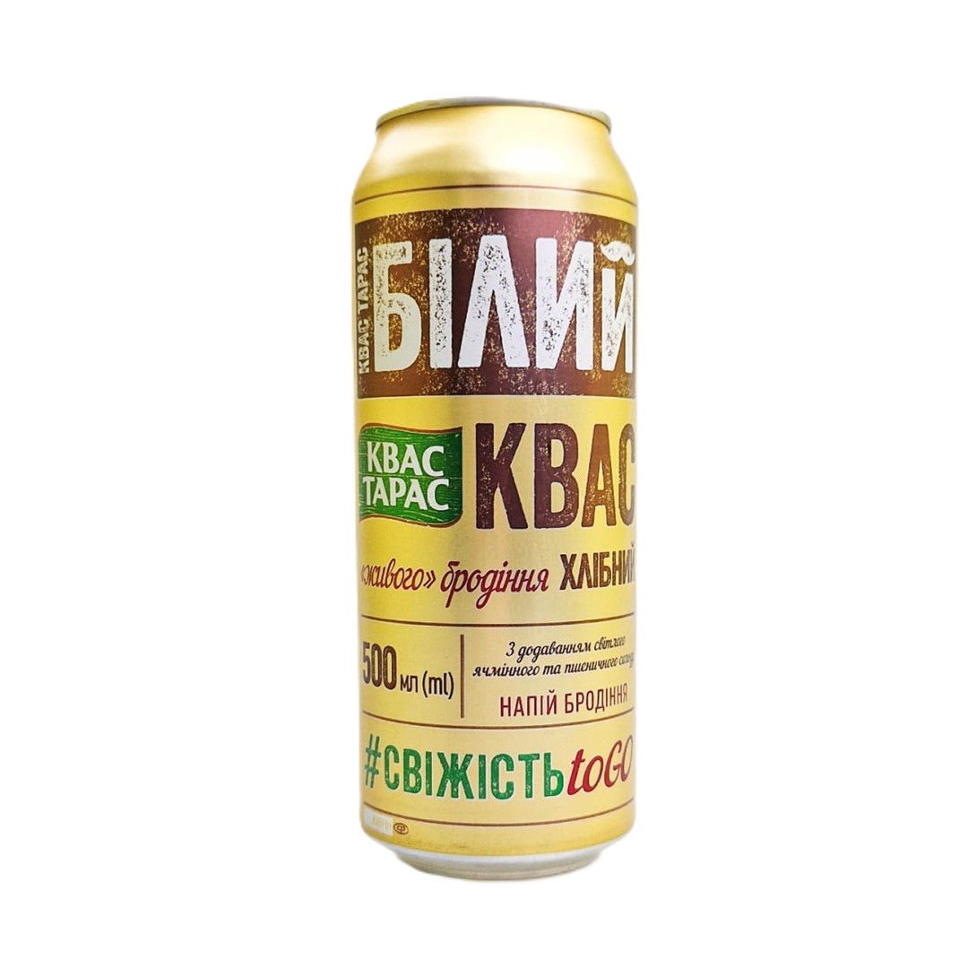 CARLSBERG, Kvass Taras White, Live Fermentation, Rye and Barley Malt, 500ml (Best before 24/08/2026)